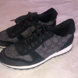 Womens size 8.5 Coach sneakers. WORN ONCE!